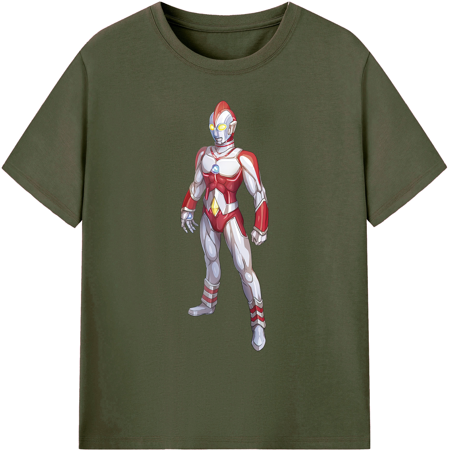 （画像用） ウルトラマン Ultraman 綿100％ メンズ半袖Tシャツ｜肌触りやわらか＆通気性